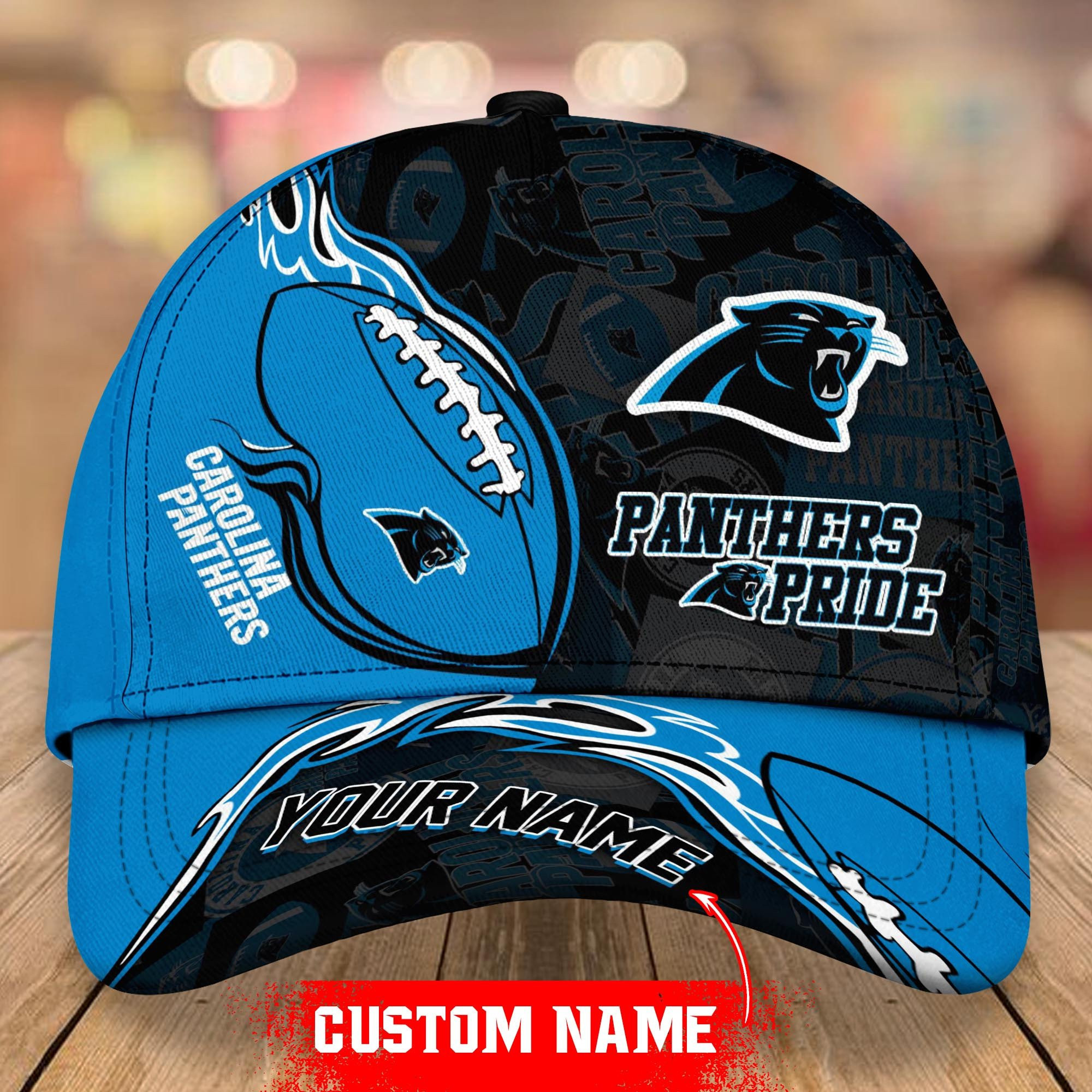 NFL Carolina Panthers Classic Personalized Cap Custom Name For Fan
