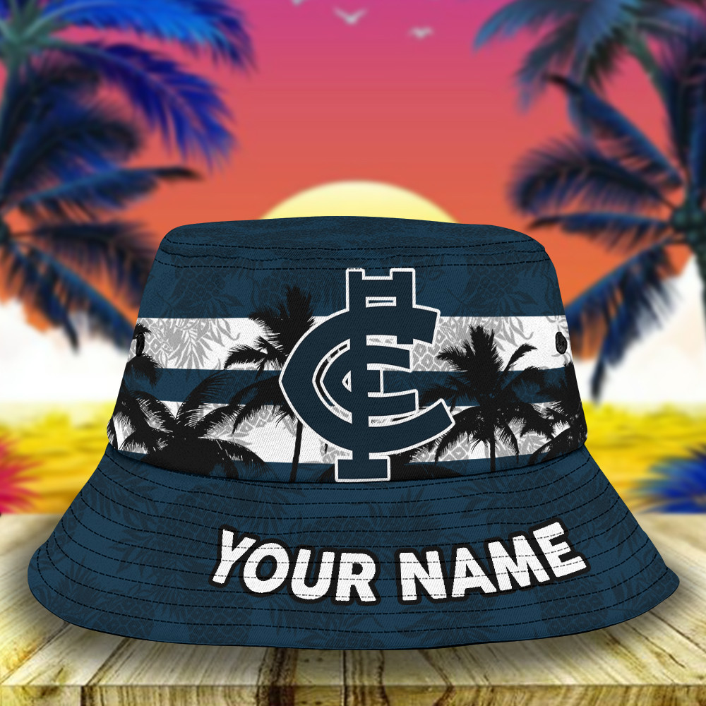 Afl Carlton Bucket Hat For Fan