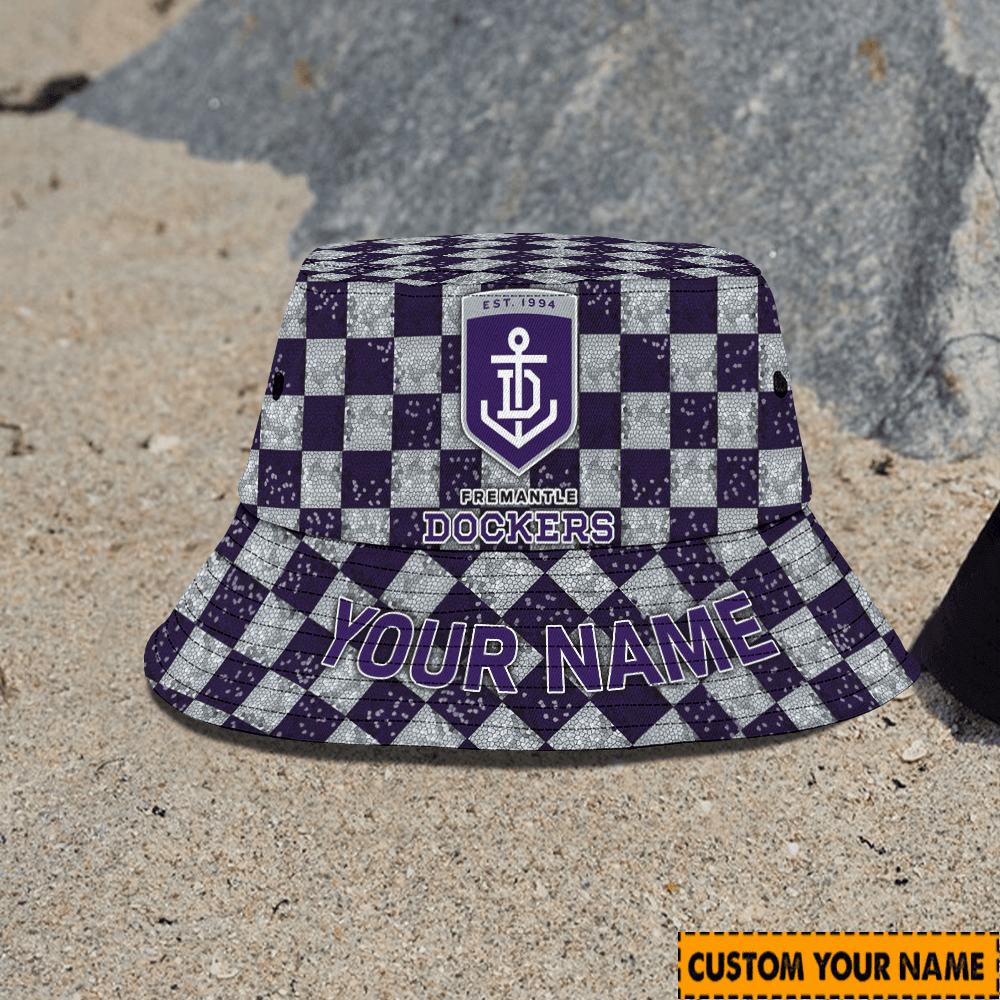 Afl Custom Fremantle Bucket Hat Birthday Present Team Gifts For Fan