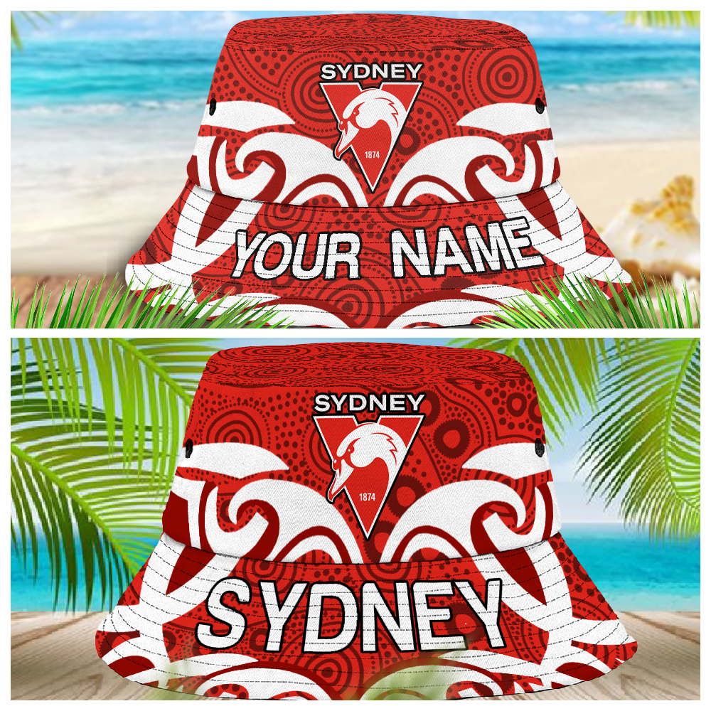 Afl Sydney Swans Bucket Hat For Lover, Boyfriend, Husband