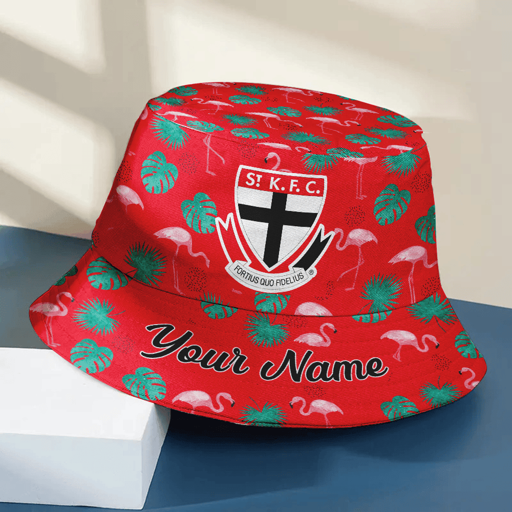Afl St Kilda Aloha Bucket Hat For Fans