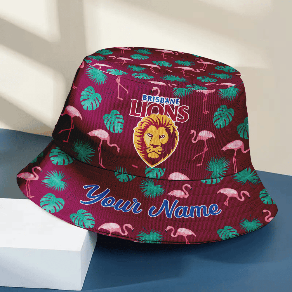 Afl Brisbane Lions Aloha Bucket Hat For Fans