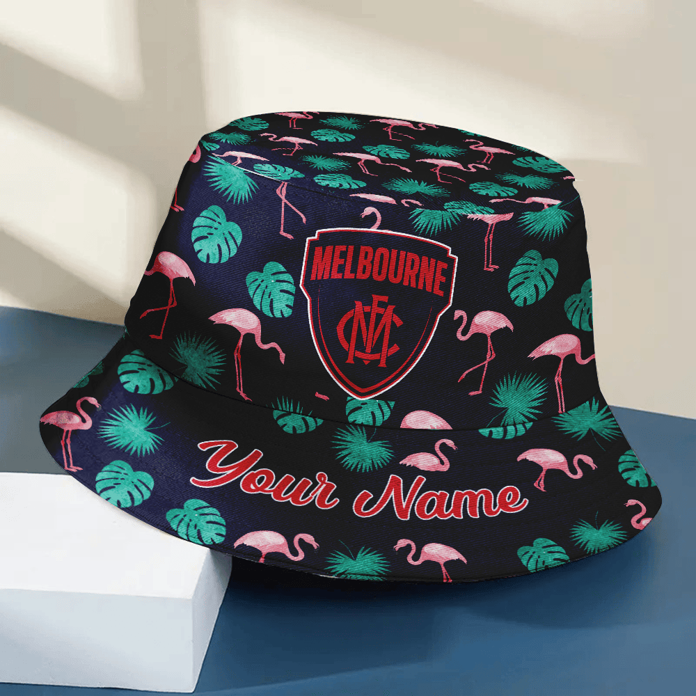 Afl Melbourne Aloha Bucket Hat For Fans