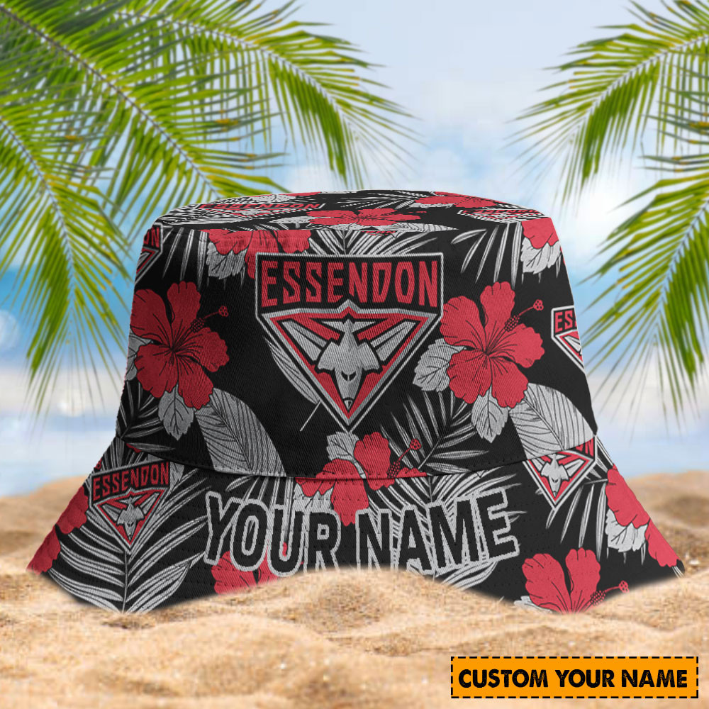 Afl Essendon Bucket Hat For Fan