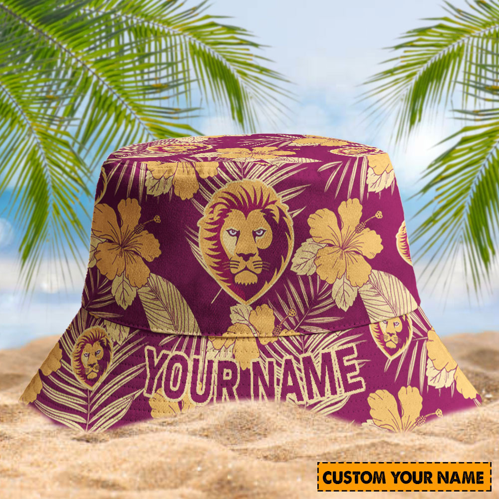 Afl Brisbane Lions Bucket Hat For Fan