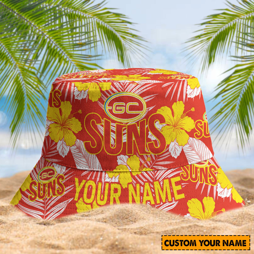 Afl Gold Coast Suns Bucket Hat For Fan