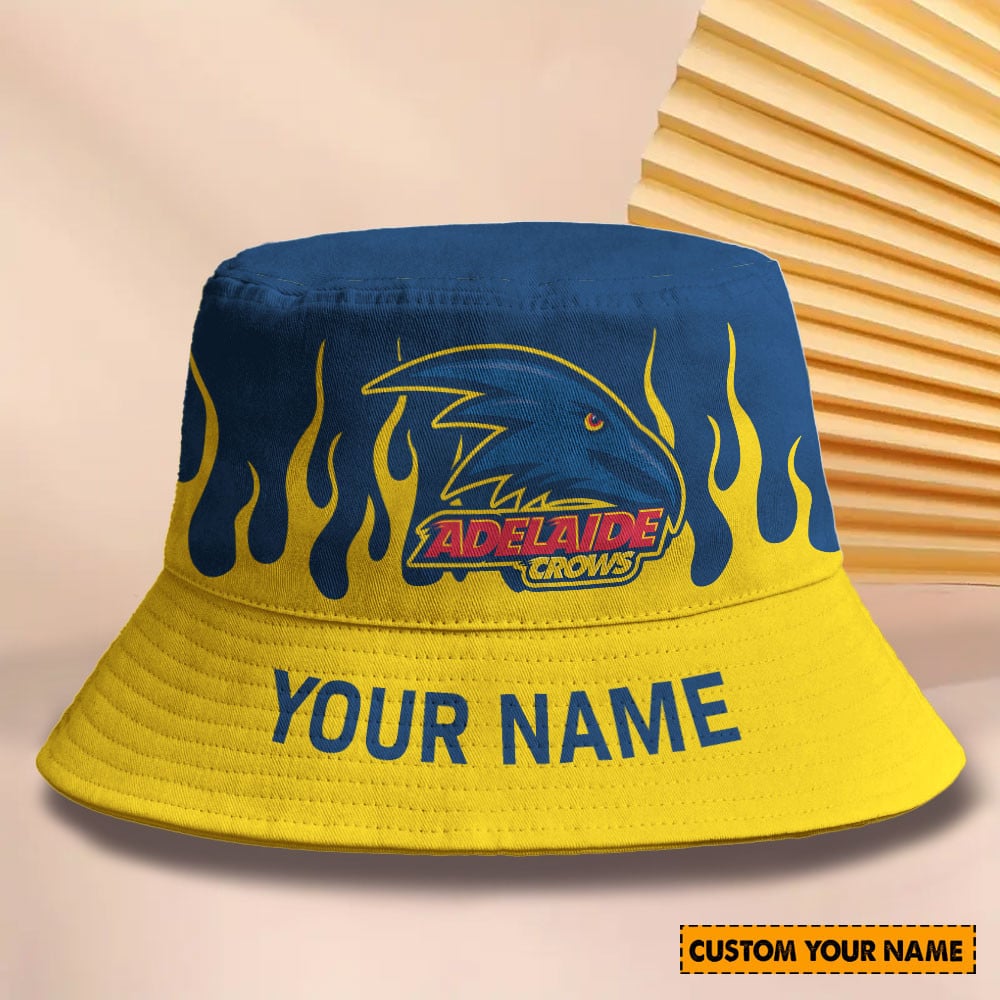 Afl New Personalized Adelaide Crows Bucket Hat For Fan