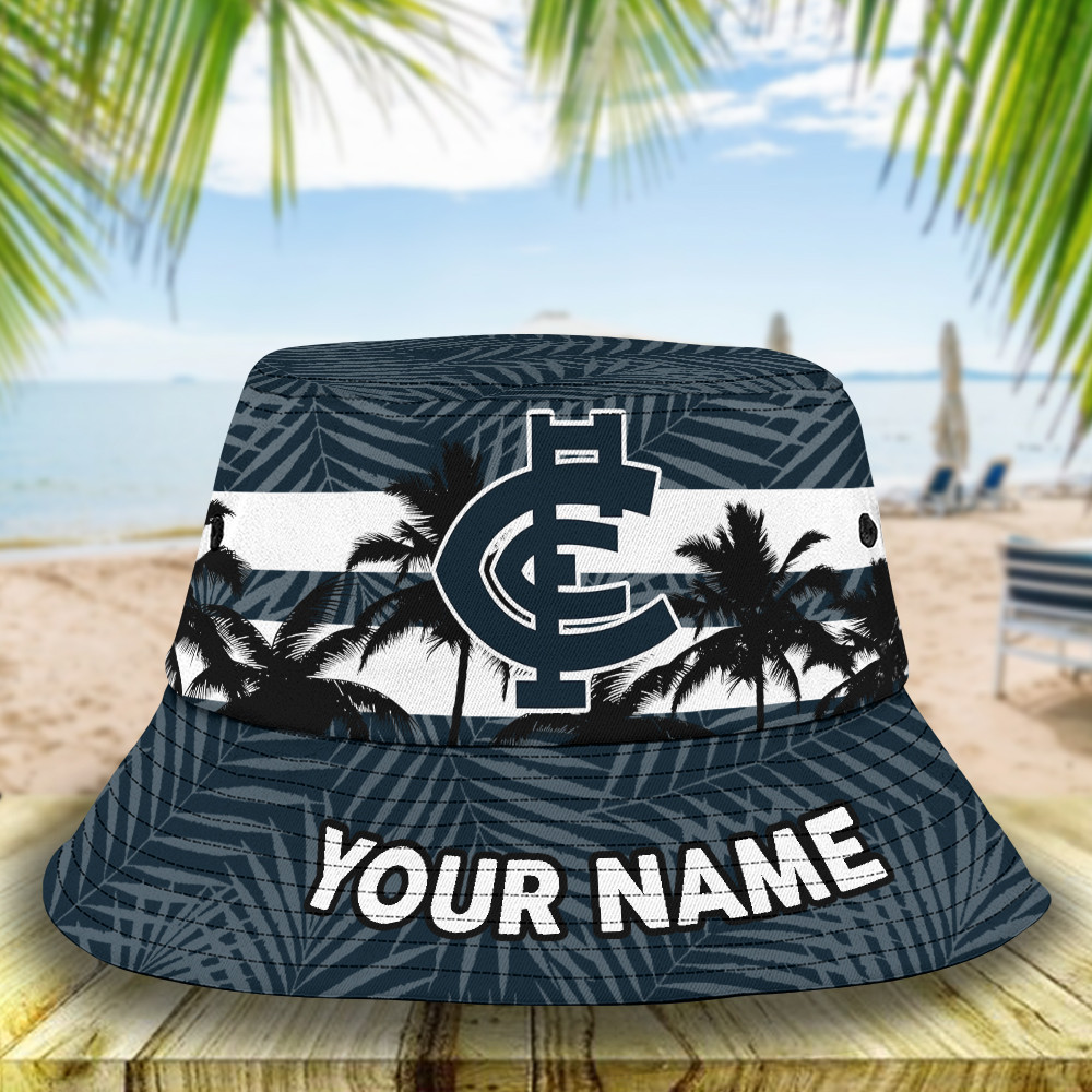 Afl Carlton Bucket Hat For Fan