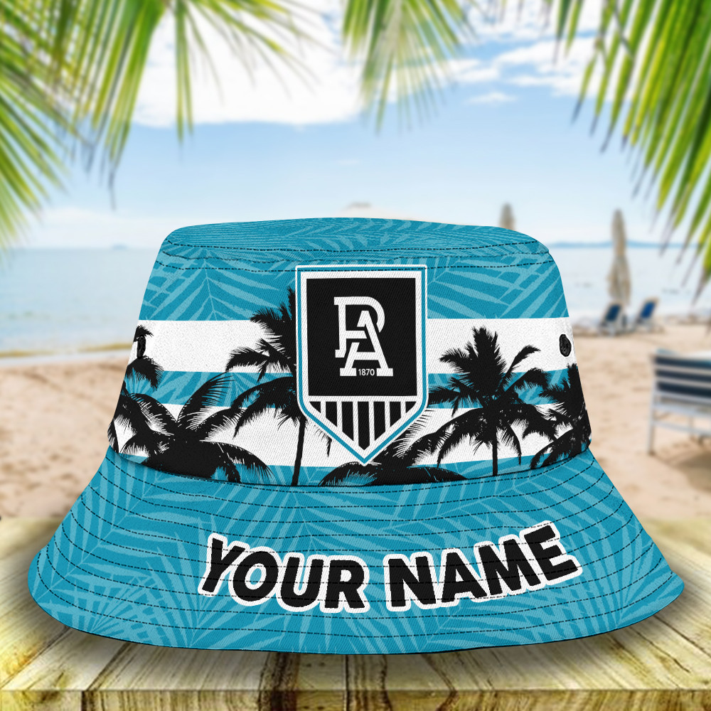 Afl Port Adelaide Bucket Hat For Fan