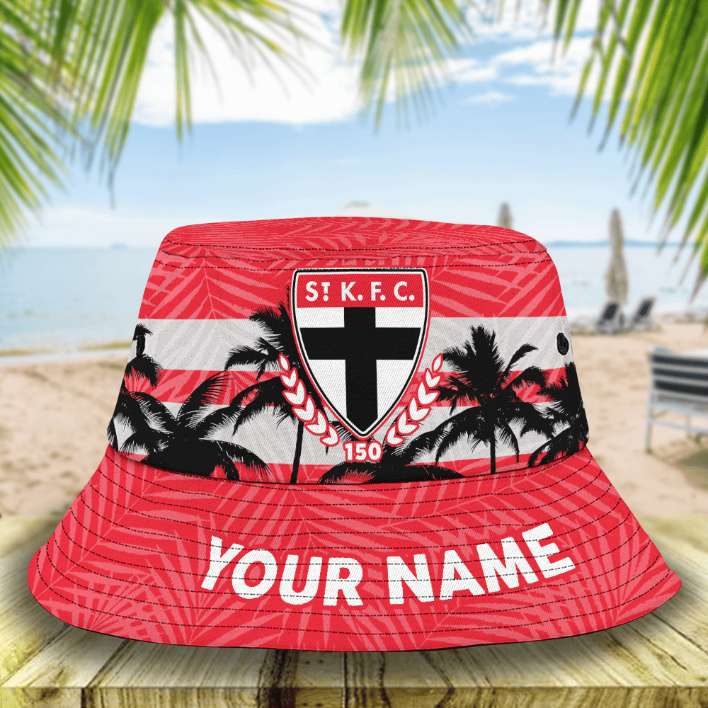 Afl St Kilda Bucket Hat For Fan