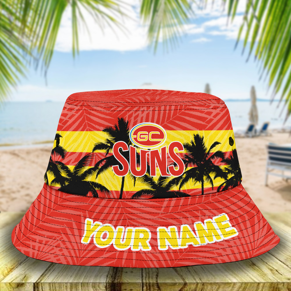 Afl Gold Coast Suns Bucket Hat For Fan