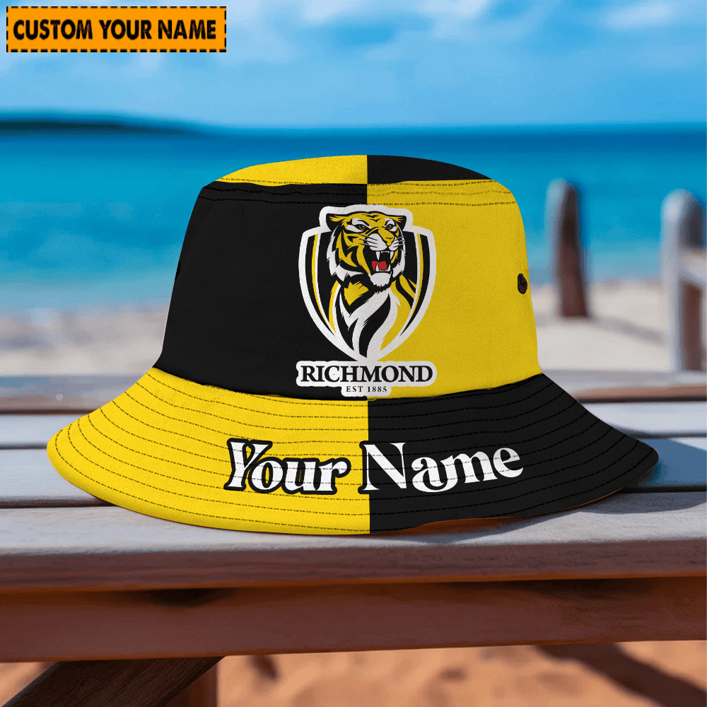 Afl Custom Name Richmond Bucket Hat For Fan