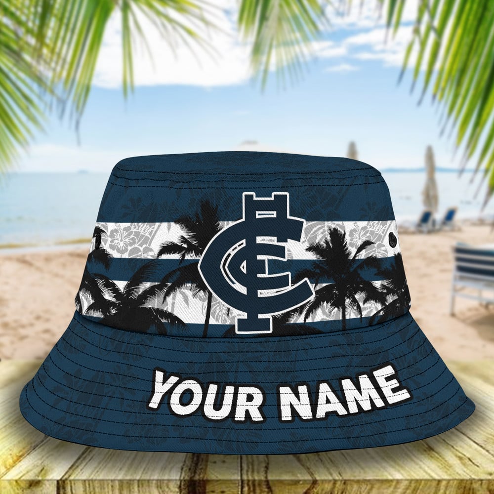 Afl Carlton Bucket Hat For Fan