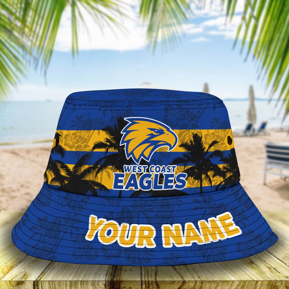 Afl West Coast Eagles Bucket Hat For Fan