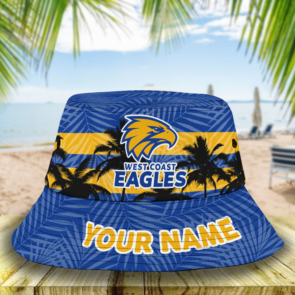 Afl West Coast Eagles Bucket Hat For Fan