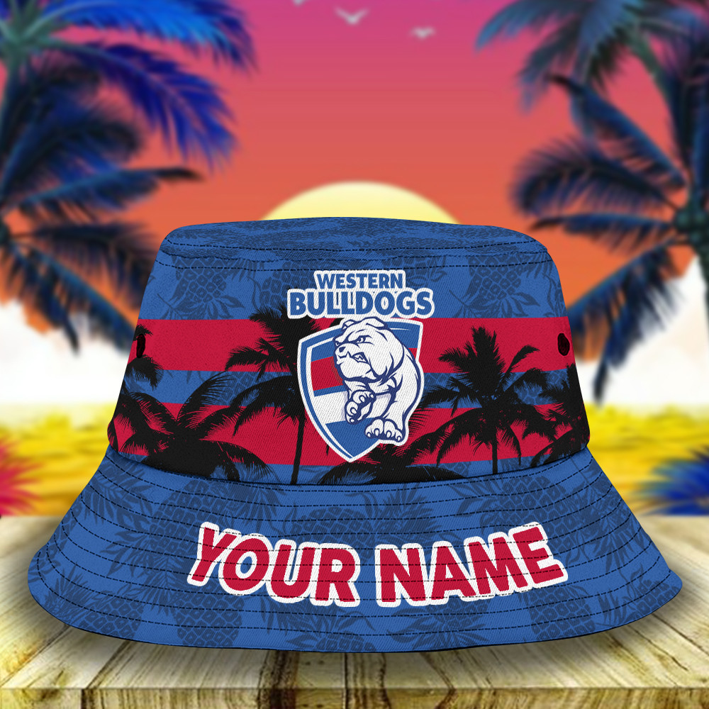 Afl Western Bulldogs Bucket Hat For Fan