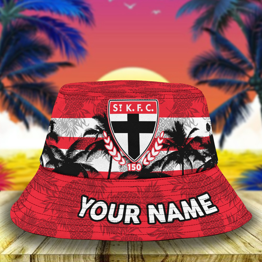 Afl St Kilda Bucket Hat For Fan