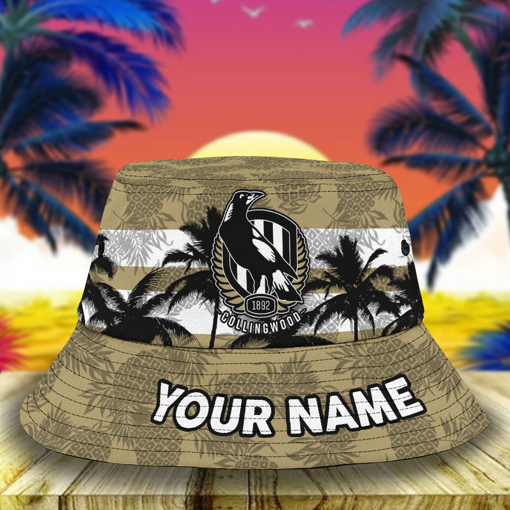 Afl Collingwood Bucket Hat For Fan