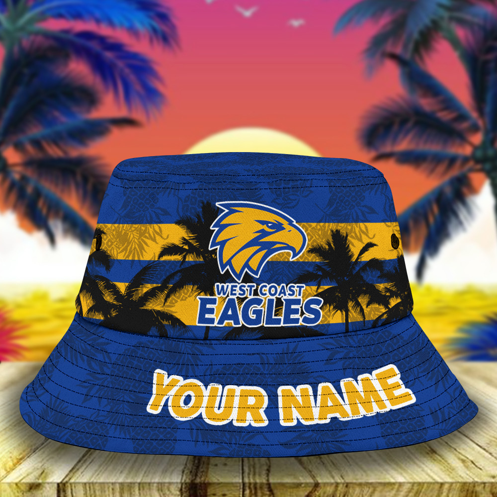 Afl West Coast Eagles Bucket Hat For Fan