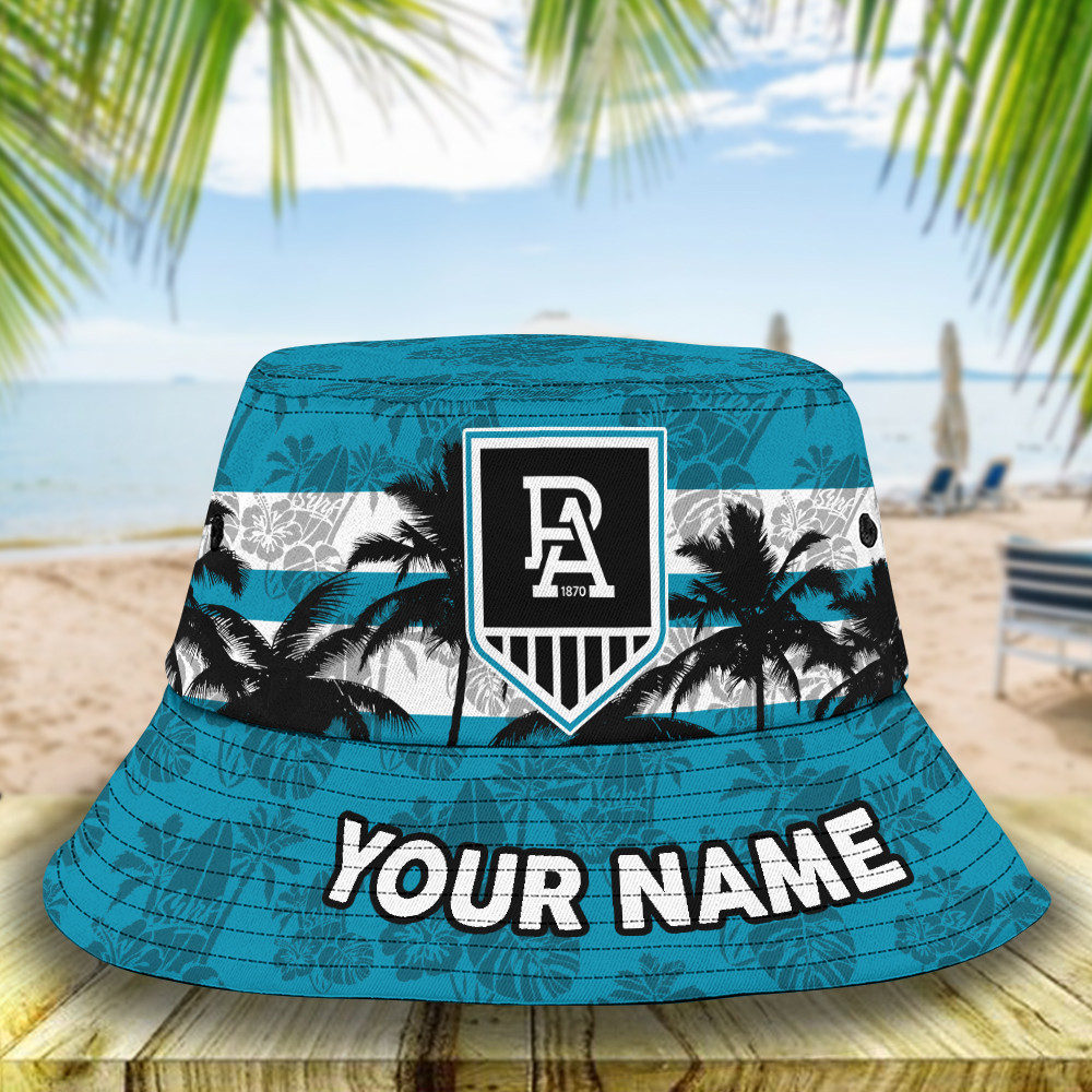Afl Port Adelaide Bucket Hat For Fan