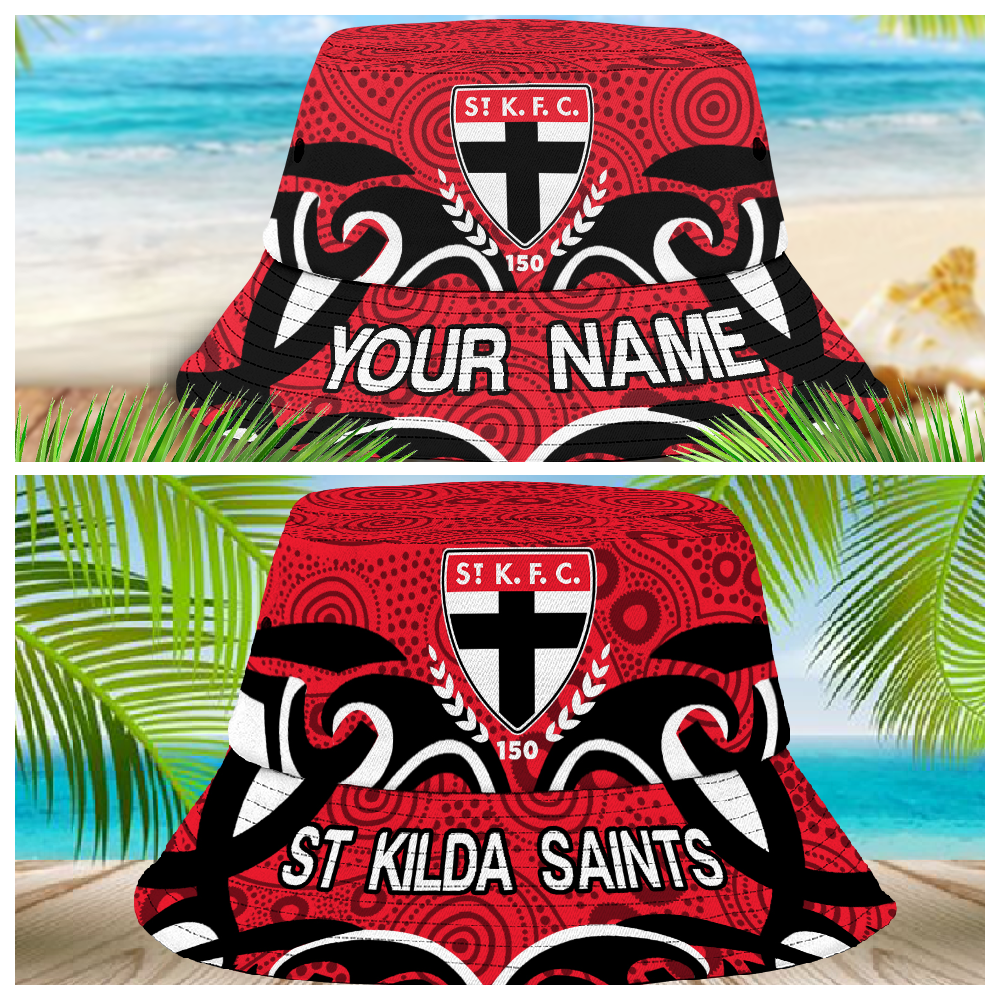 Afl St Kilda Bucket Hat For Lover, Boyfriend, Husband