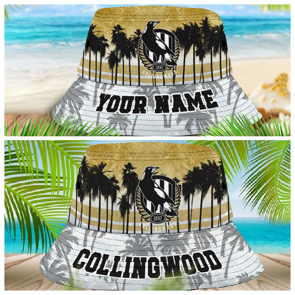 Afl Collingwood Bucket Hat For Lover, Boyfriend, Husband