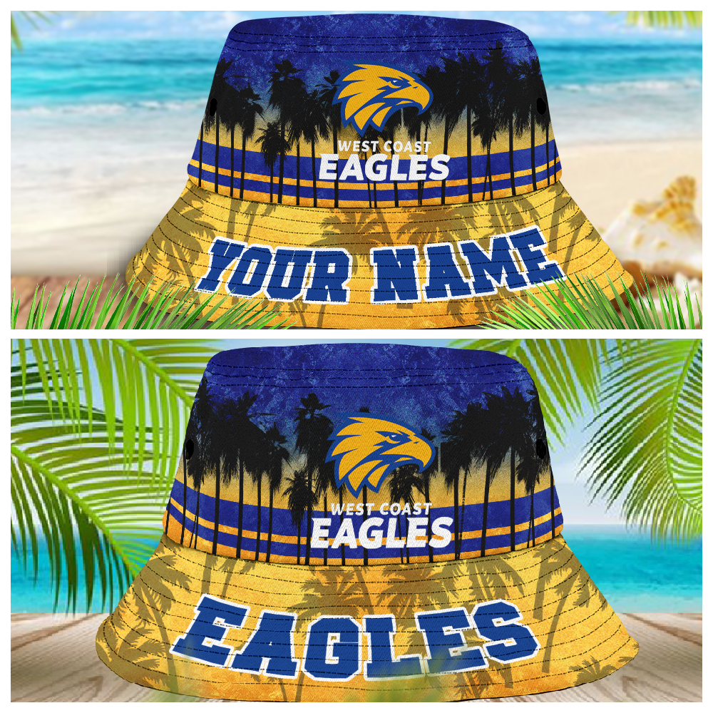 Afl West Coast Eagles Bucket Hat For Lover, Boyfriend, Husband