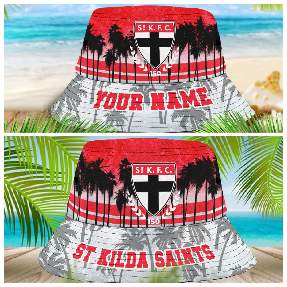 Afl St Kilda Bucket Hat For Lover, Boyfriend, Husband