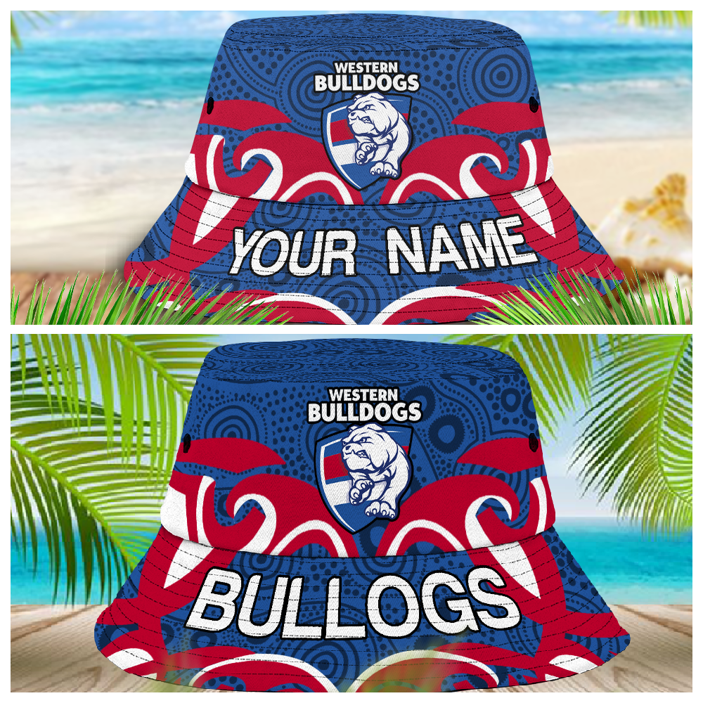 Afl Western Bulldogs Bucket Hat For Lover, Boyfriend, Husband