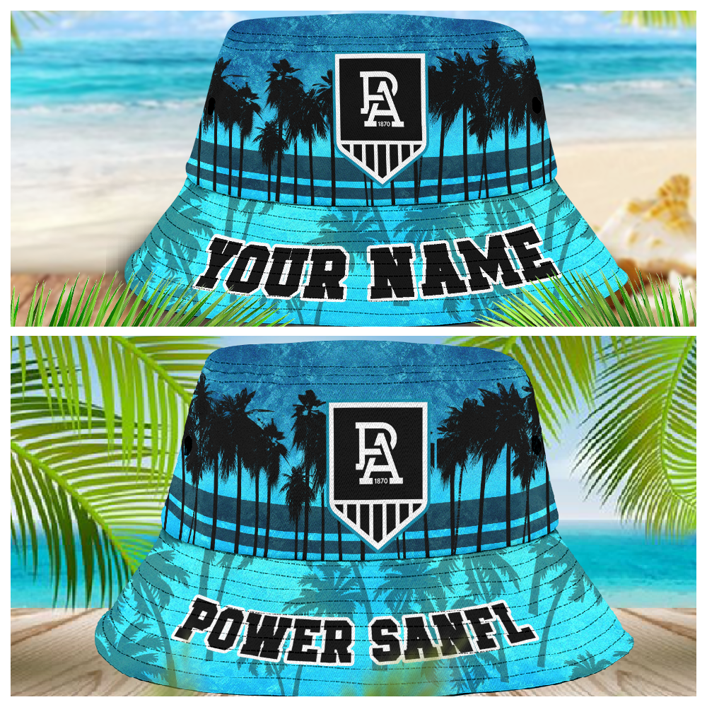 Afl Port Adelaide Bucket Hat For Lover, Boyfriend, Husband