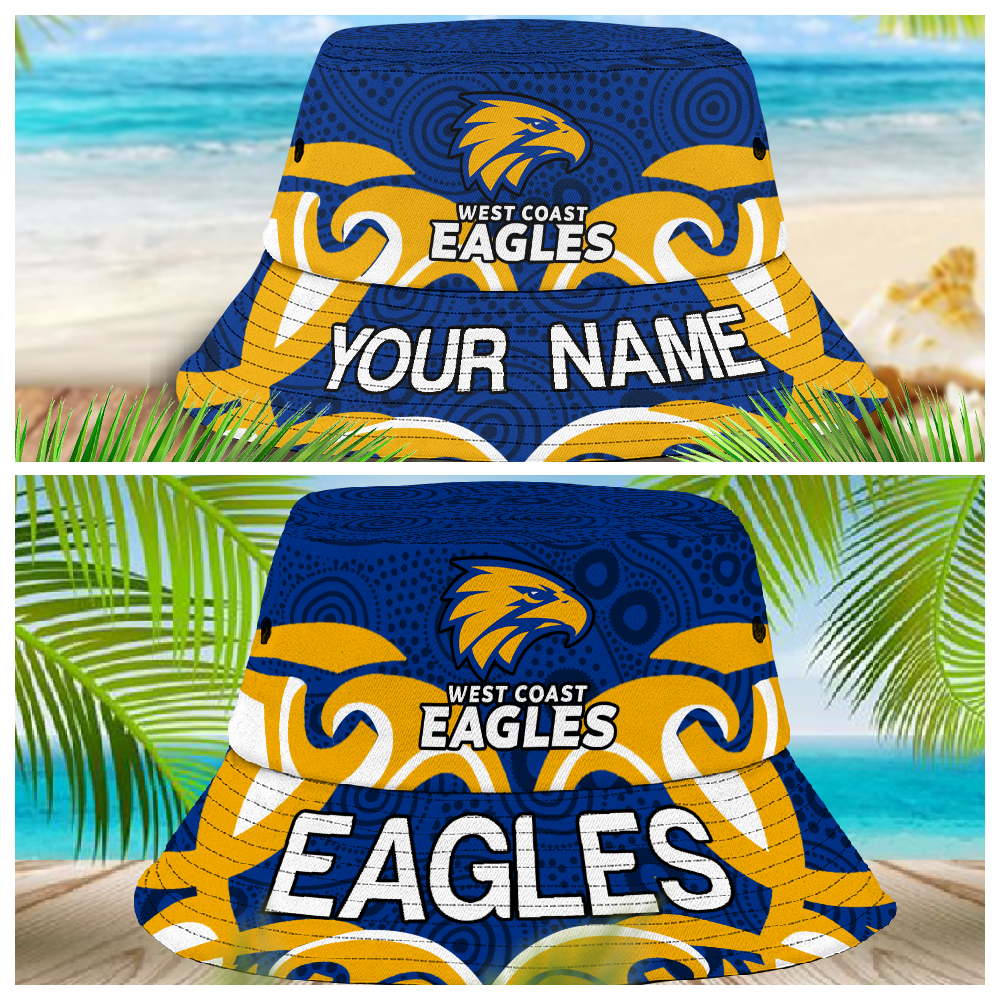 Afl West Coast Eagles Bucket Hat For Lover, Boyfriend, Husband