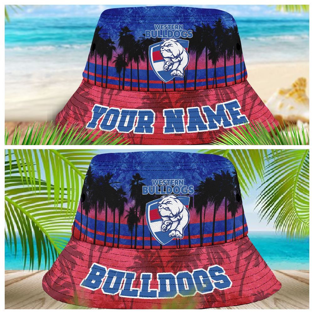 Afl Western Bulldogs Bucket Hat For Lover, Boyfriend, Husband