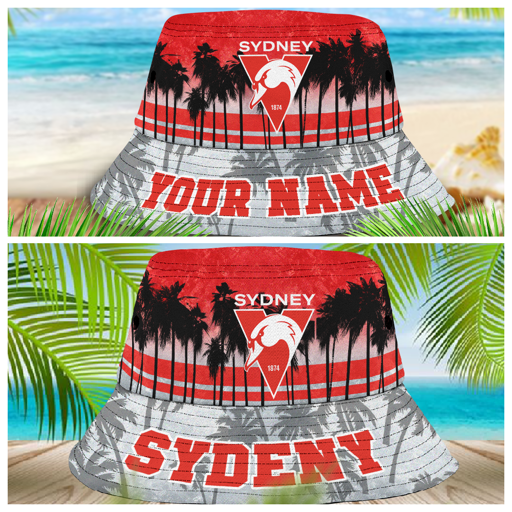 Afl Sydney Swans Bucket Hat For Lover, Boyfriend, Husband