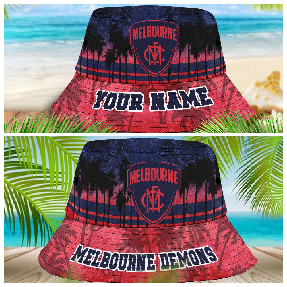Afl Melbourne Bucket Hat For Lover, Boyfriend, Husband