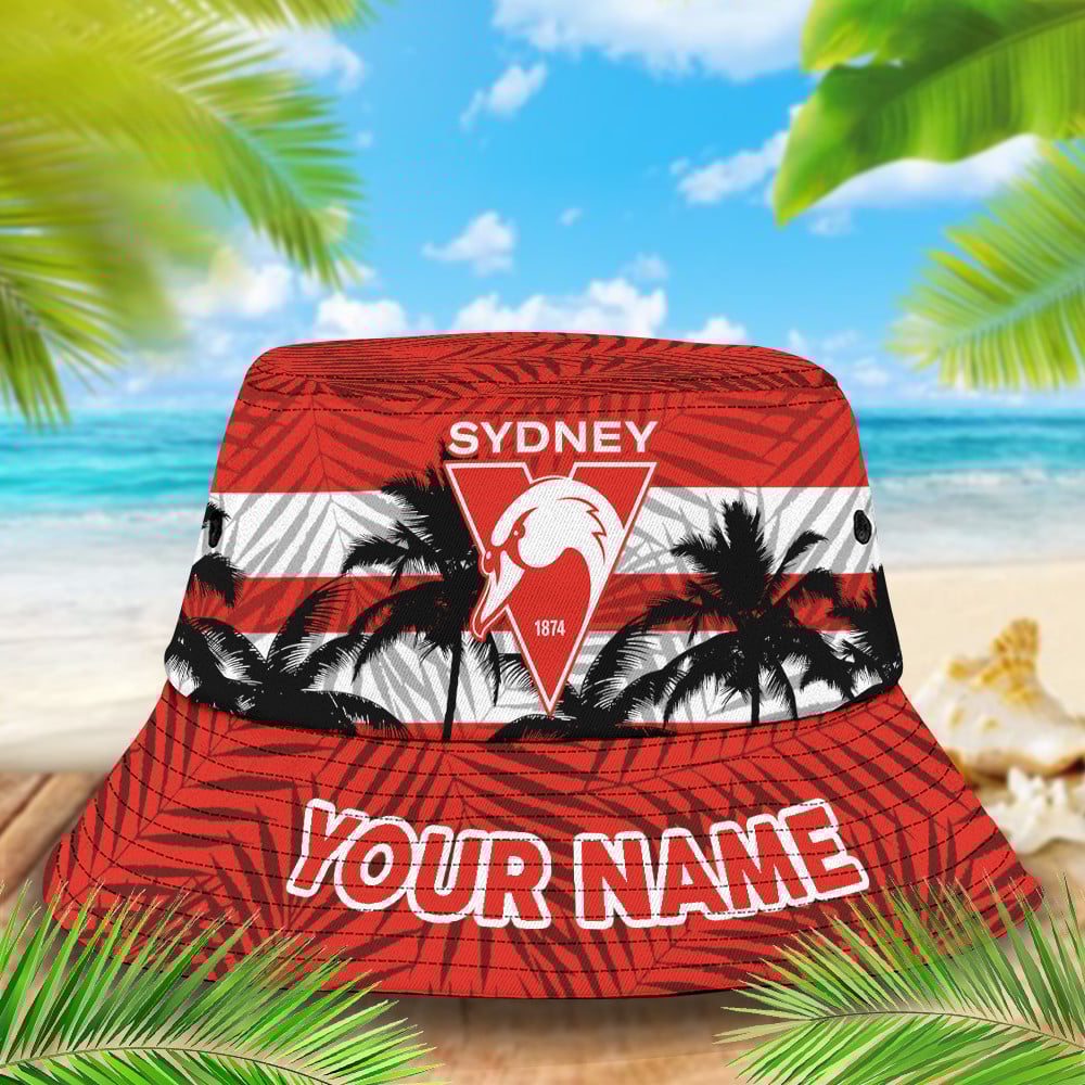 Afl Sydney Swans Bucket Hat For Fan