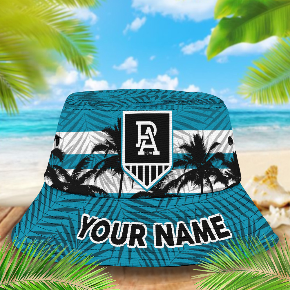 Afl Port Adelaide Bucket Hat For Fan
