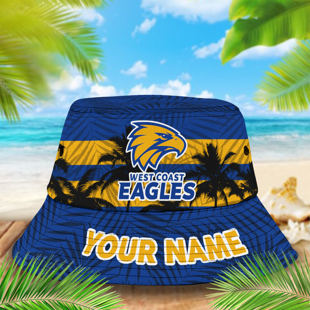 Afl West Coast Eagles Bucket Hat For Fan