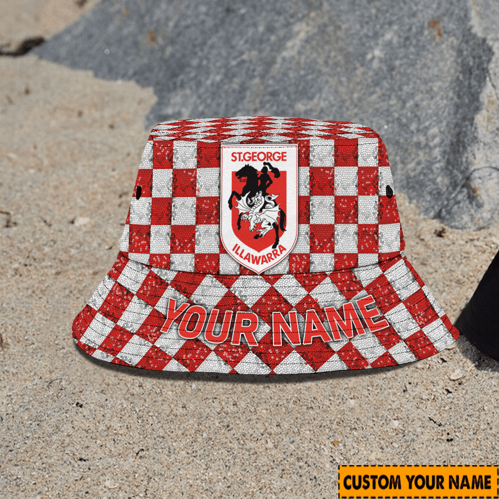 Nrl St. George Illawarra Dragons Custom Name Birthday Present Team Gifts For Fan