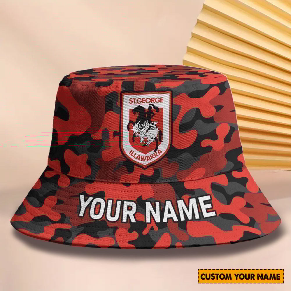 Nrl New St. George Illawarra Dragons Custom Name For Fan