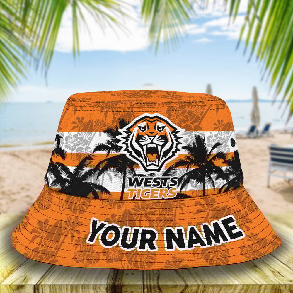 Nrl Wests Tigers Bucket Hat For Fan
