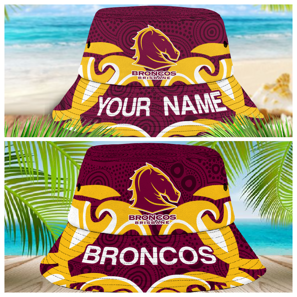 Nrl Brisbane Broncos Bucket Hat For Lover, Boyfriend, Husband