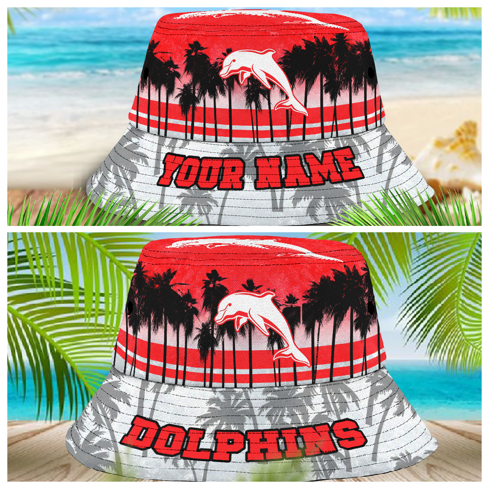 Nrl Dolphins Bucket Hat For Lover, Boyfriend, Husband