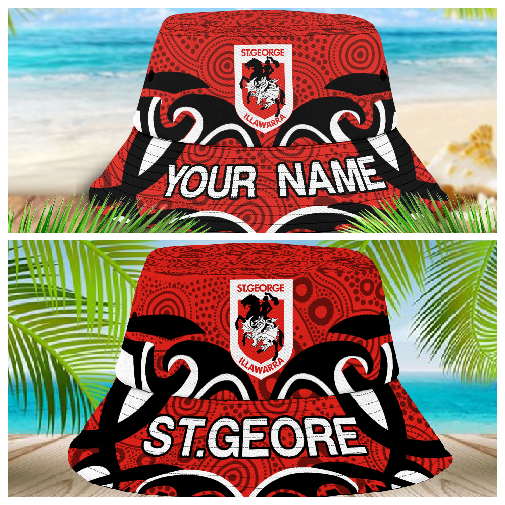 Nrl St. George Illawarra Dragons Bucket Hat For Lover, Boyfriend, Husband