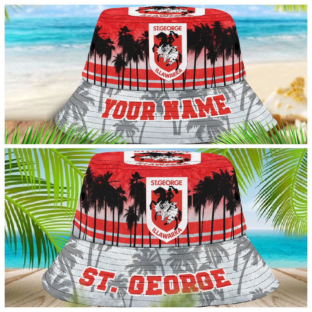 Nrl St. George Illawarra Dragons Bucket Hat For Lover, Boyfriend, Husband