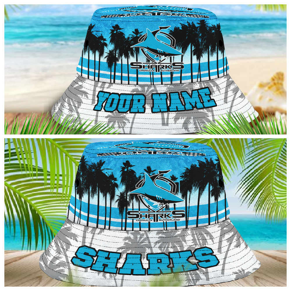 Nrl Cronulla-Sutherland Sharks Bucket Hat For Lover, Boyfriend, Husband