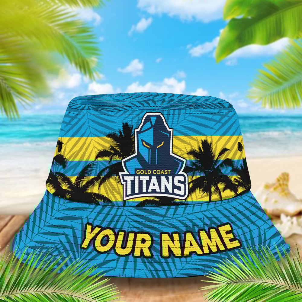 Nrl Gold Coast Titans Bucket Hat For Fan