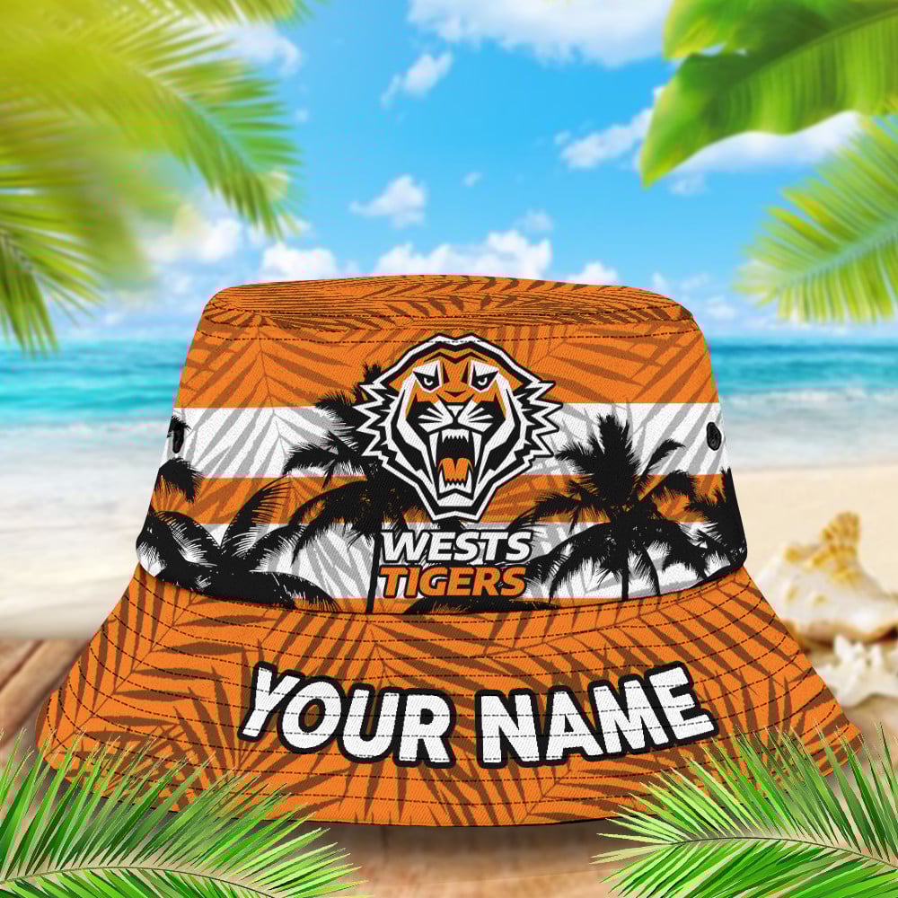 Nrl Wests Tigers Bucket Hat For Fan