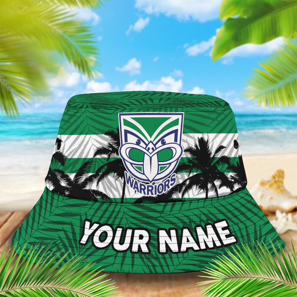 Nrl Warriors Bucket Hat For Fan