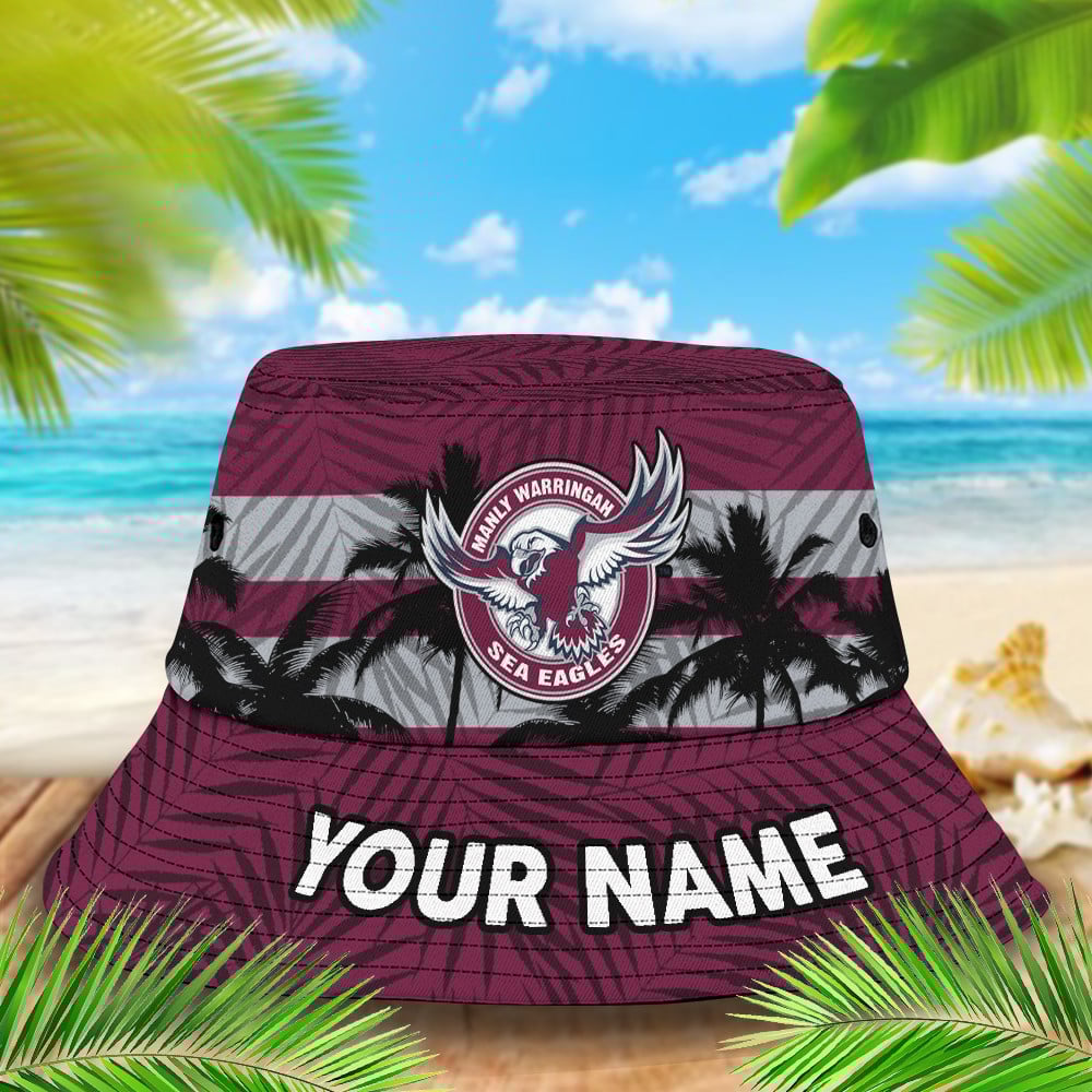 Nrl Manly-Warringah Sea Eagles Bucket Hat For Fan