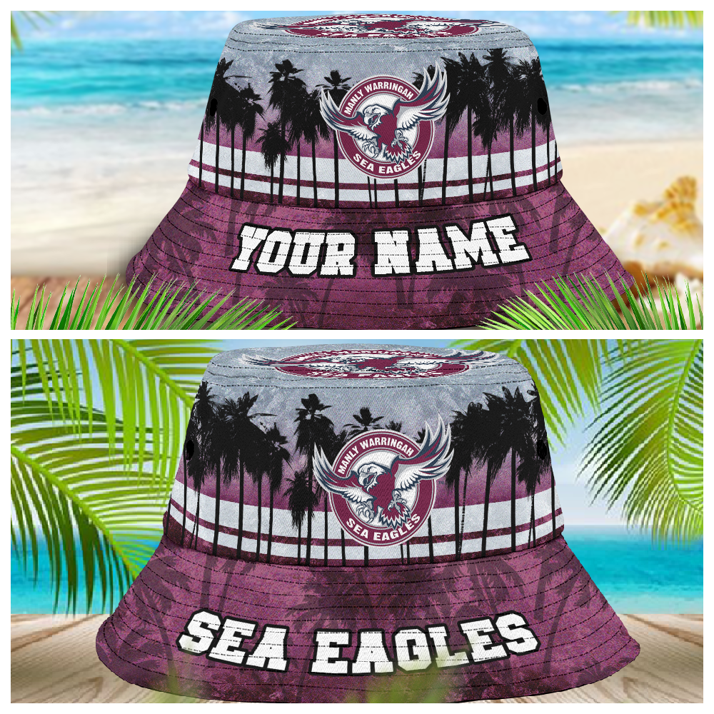 Nrl Manly-Warringah Sea Eagles Bucket Hat For Lover, Boyfriend, Husband